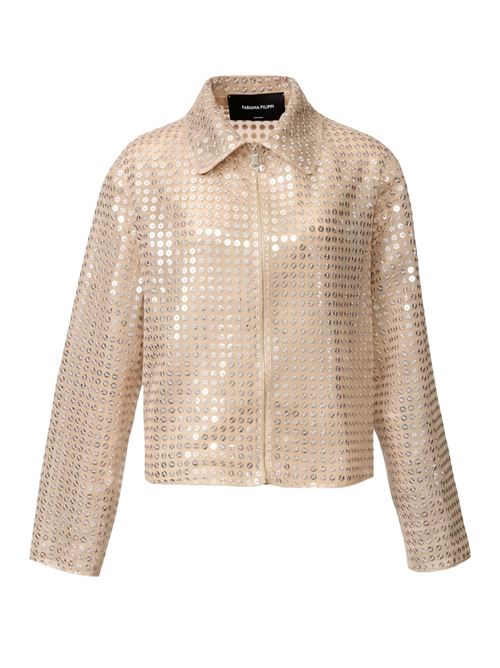 boxy jacket with applications FABIANA FILIPPI | GCD266F208L791VR1
